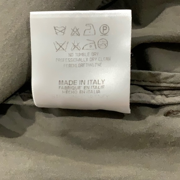 Stella McCartney Green Khaki Cotton Jacket D4 - Picture 11 of 11